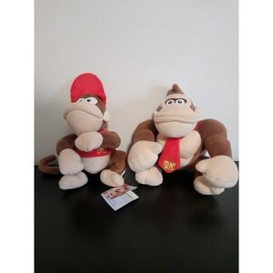 Little Buddy Super Mario All Star Collection 1586 Donkey Kong & Diddy Kong Plush